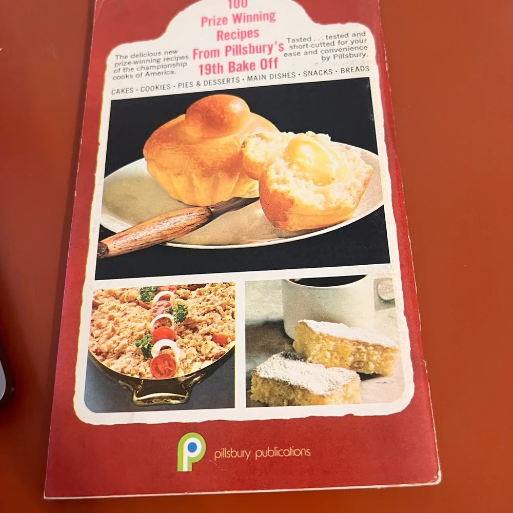 Vintage 1968 Pillsbury Bake Off Cook Book 19th Annual 100 Prize Winning Recipes